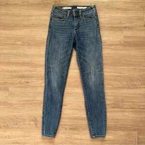 Pilcro and the Letterpress Anthro High Rise Denim Legging Jeans Stretch Size 26